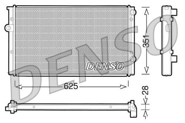 Su Radyatörü  DENSO DRM32008