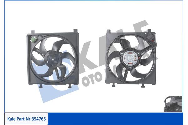 Radyatör Fan ve Motoru  Skoda Citigo (NF1)(02.2012->)  KALE 354765