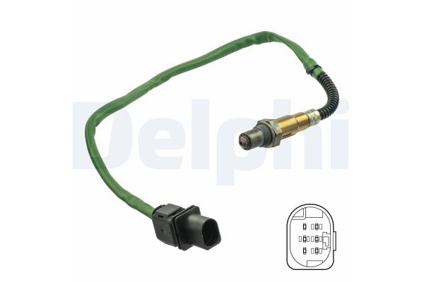 Oksijen (Lambda) Sensörü  Mercedes C -Serisi Estate (BM 204)(09.2007->)  DELPHI ES21131-12B1