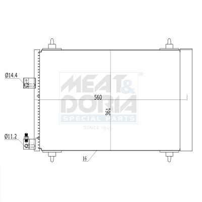 Klima Radyatörü  Citroen C5 Break (05.2001->)  BSG 70-520-038