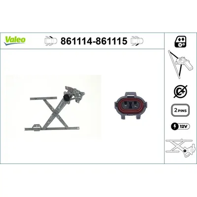 Cam Krikosu Ön Sol Hyundai Tucson (JM)(2004->)  VALEO 861114