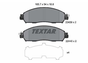 Fren Disk Balata Ön TEXTAR 2243901  D10604JA0A D1MFM4KJ1J D10604KH0C D10304JA0A D10604KJ1A D1M604JA0A