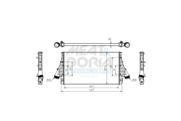 Turbo Radyatörü  Fiat Croma (194)(06.2005->)  BSG 65-535-029