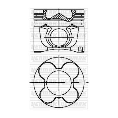 Piston (83.98MM-STD)  YENMAK 31-04201-100