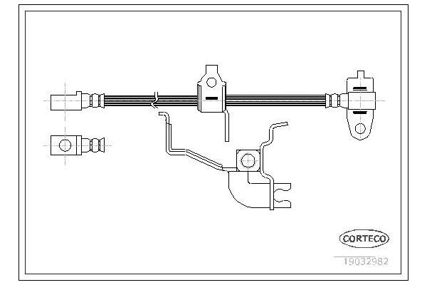 Fren Hortumu Ön Sağ SVAC 20-0207