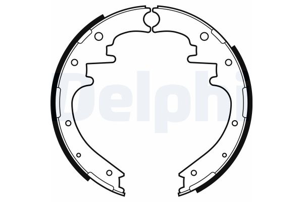 Fren Pabuçlu Balata Arka Ford Ranger (ET)(08.2006->)  DELPHI LS2160