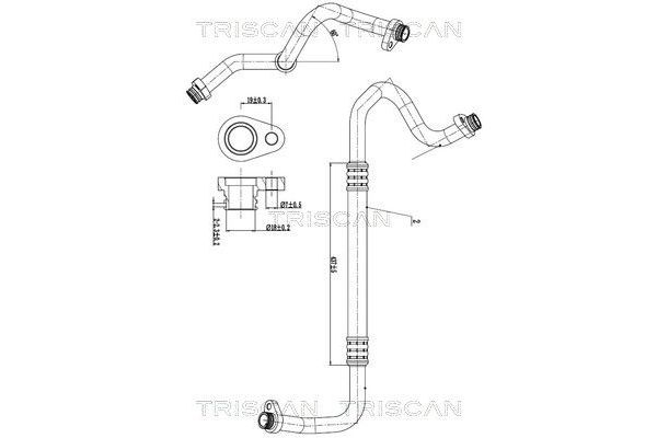 Klima Hortumu  PSA ORJINAL 9809171080