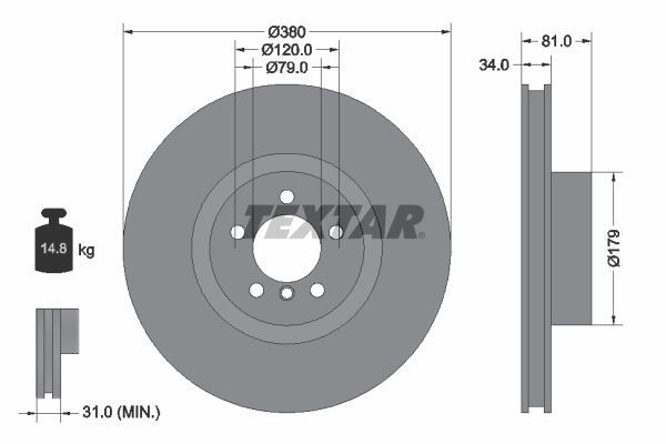 Fren Disk Ayna Ön Sağ ve Sol Land Rover Range Rover (LM)(01.2002->)  AYD 51319