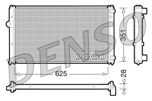 Su Radyatörü  DENSO DRM26001