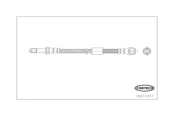 Fren Hortumu Ön Sağ veya Sol Mercedes Viano 4 Matıc (639)(09.2010->)  AUTOTECH TMS03