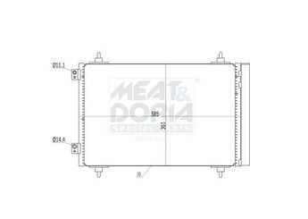 Klima Radyatörü  DELPHI TSP0225702  1440143080 1400836980 1499040080 6455EN 00006455EN 6455ES 00006455ES 6455HS 00006455HS