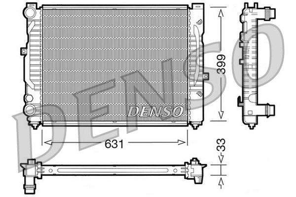 Su Radyatörü  DENSO DRM32029