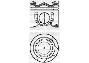 Piston (91.00MM-STD)  GOETZE 87-71178-STD  23410-4A960