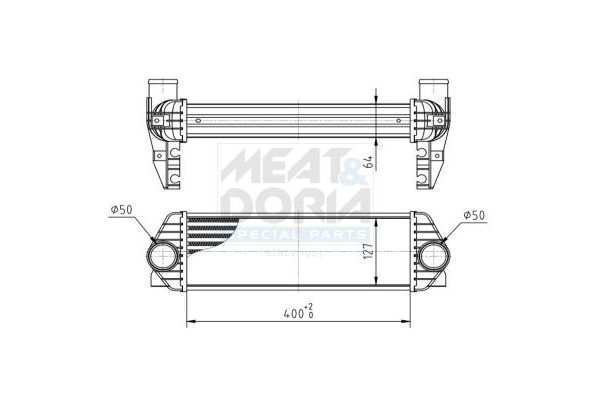 Turbo Radyatörü  Ford Transit Connect (TC7)(2002->)  ORİS IFR210064