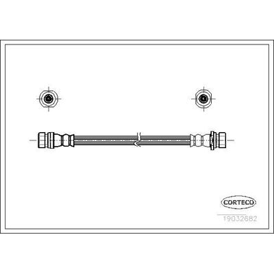 Fren Hortumu Arka Sağ veya Sol Hyundai Lantra Sedan (RD)(1999->)  SVAC 80-0184