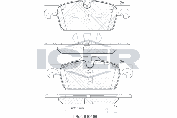 Fren Disk Balata Ön Peugeot 508 (10.2010->)  FROW 264.1101.002