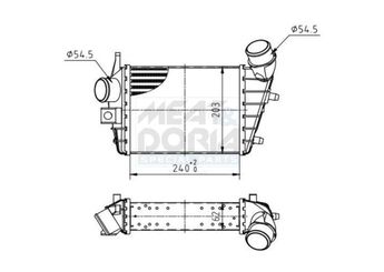 Turbo Radyatörü  MADE IN TAIWAN 1965-4835  60619007 60686738