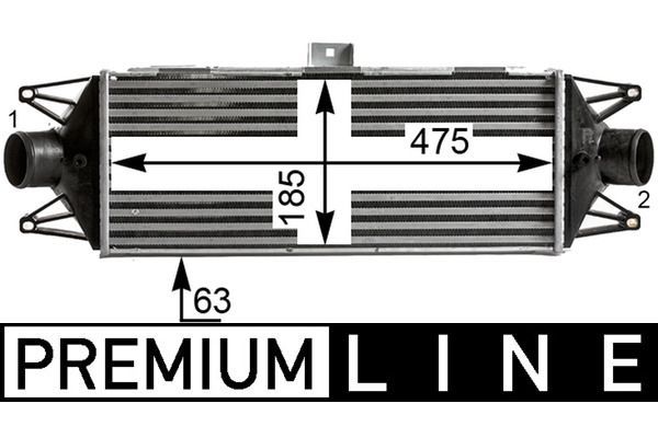 Turbo Radyatörü  Iveco Daily Kargo Aracı  (Sommer)(2006->)  MAHLE CI 438 000P