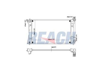 Su Radyatörü  DENSO DRM50018  164000H110