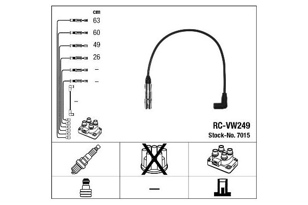 Buji Kablosu  NGK 7015