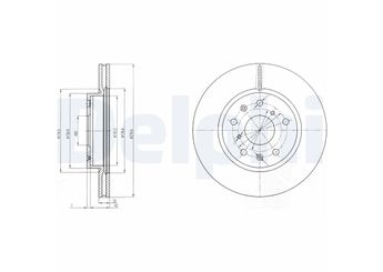 Fren Disk Ayna Ön Sağ ve Sol DELPHI BG4093C  BG4093C 71742850 71750162 71768306 5531179J01 55311-79J01 5531179J02 55311-79J02 5531180J01000 55311-80J01-000 5531180J02 55311-80J02 5531180J02000 55311-80J02-000 5531180J01 5531180J03 432063SC0B 5531179J03