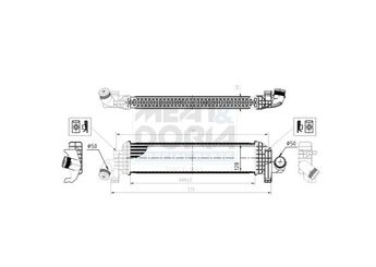 Turbo Radyatörü  MGA 87190  30680124 30665966 30741046 31280122 31283503 31319168