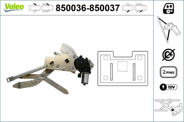 Cam Krikosu Ön Sol BMW 3 Serisi Touring (E36)(1995->)  VALEO 850036
