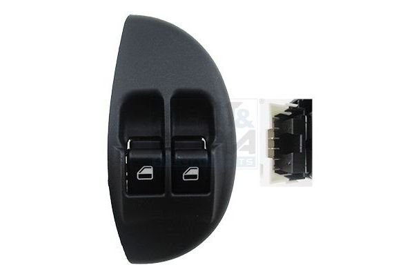 Cam Açma Düğmesi Ön Sağ Fiat Strada (278)(1999->)  ZEGEN ZSW1123