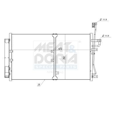 Klima Radyatörü  MAHER 18911