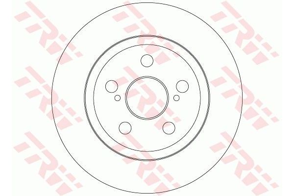 Fren Disk Ayna Arka Sağ ve Sol Toyota Urban Cruiser (NLP11/NSP11)(02.2009->)  TRW DF6331