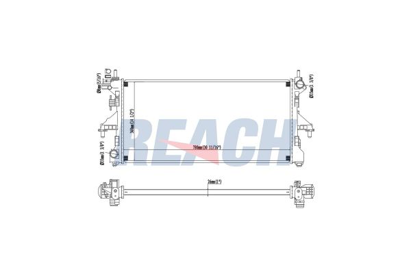 Su Radyatörü  Opel Crossland X (2017->) / Crossland (2021->)  KALE 347455