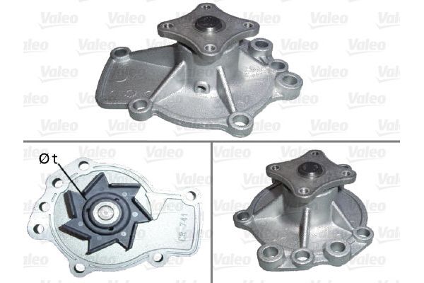 Devirdaim Su Pompası  Nissan Primera 4/5 Kapı (P11)(06.1999->)  VALEO 506437