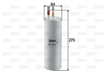 Yakıt Filtresi  VALEO 587547  7H0127401D