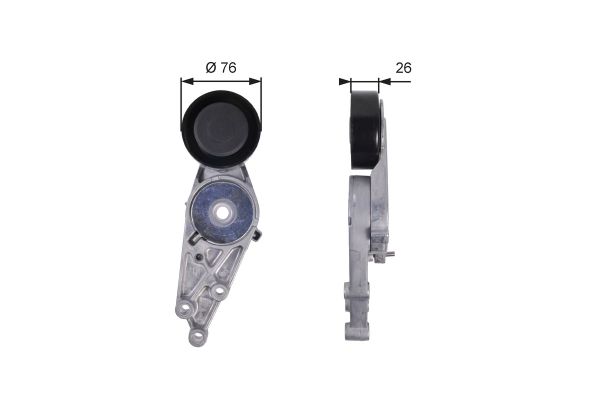 Vantilatör Kayış Gergi Rulmanı  Audi A4 Avant (B5)(11.1994->)  GATES T38151