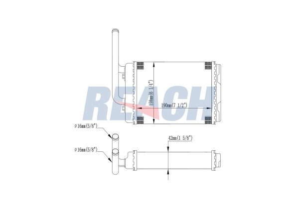 Kalorifer Radyatörü  Renault Twingo (C06)(05.1993->)  ORİS KRN016026