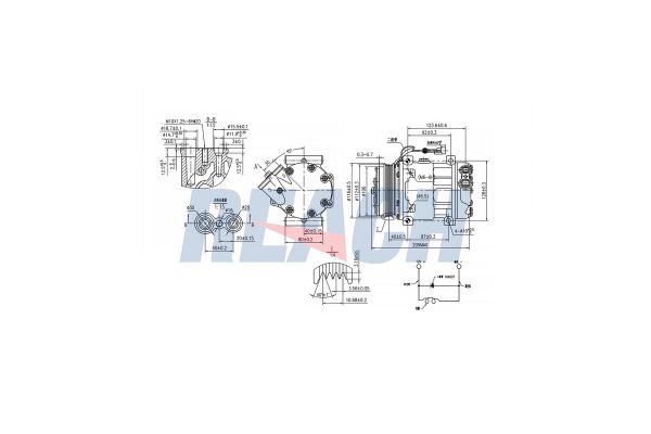Klima Kompresörü  Fiat Ducato Maxi P.Van, Yüksek Tavan 35 (09.2006->)  PSA ORJINAL 1626275080