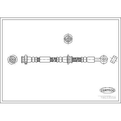 Fren Hortumu Arka Sağ Nissan Primera Traveller [SW] (P12)(12.2001->)  BREMBO T 56 077