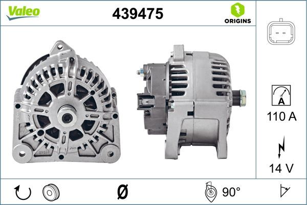Alternatör  VALEO 439475