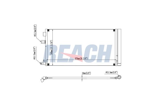 Klima Radyatörü  MAHER 18948