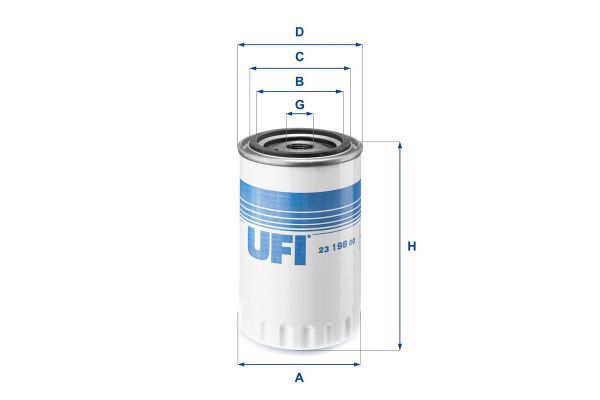 Yağ Filtresi  UFI 23.198.00