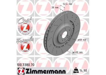 Fren Disk Ayna Ön Sağ ve Sol ZIMMERMANN 100.3380.70  4H0615301AL 4H0615301M 4H0615301T 4H0 615 301 AL 4H0 615 301 M 4H0 615 301 T