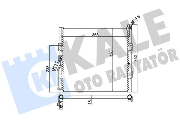 Klima Radyatörü  KALE 386800
