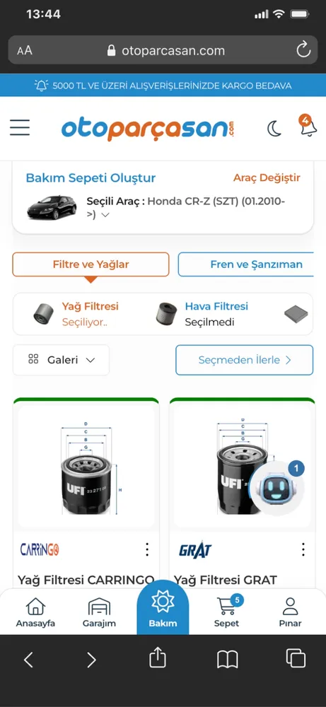 Bakım Robotu - Mobil