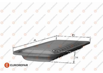 Hava Filtresi  EUROREPAR 1682261880  1682261880 1780101H10 178010H010 178010H020 1780120040 17801-0H010 17801-0H020 17801-20040
