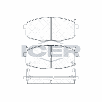 Fren Disk Balata Ön Kia Ceed (ED)(2006->)  OTOZONE FDO8047-R