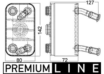Motor Yağ Soğutucu  MAHLE CLC 113 000P  PFD000020