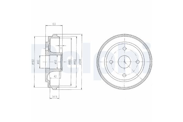 Kampana Arka Sağ veya Sol DELPHI BF474