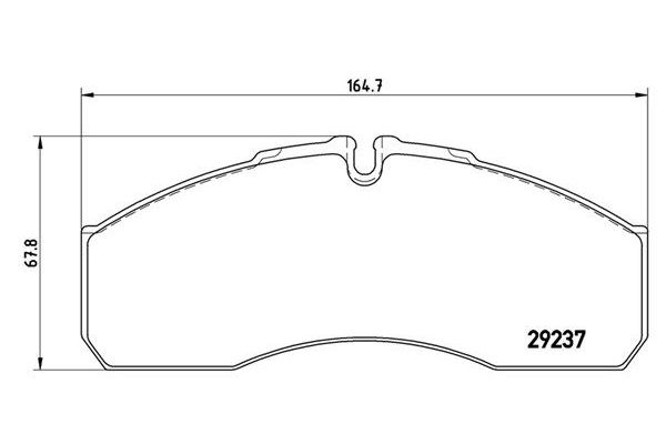 Fren Disk Balata Ön Mercedes Sprinter Kamyonet (02.2000->)  MAGNETI MARELLI 363700450083