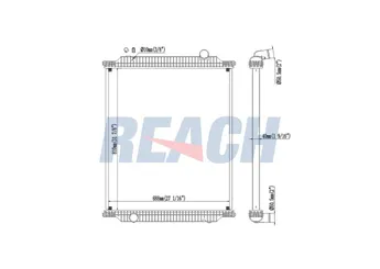 Su Radyatörü  RADISEN RR 63789  5001839113 5001859152 5001859154 5001859153 5010315738