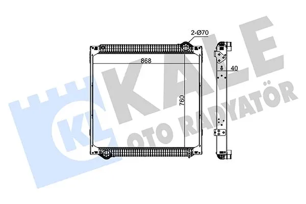 Su Radyatörü  Renault Scenic IV (2016->)  VEKA 16-4432B